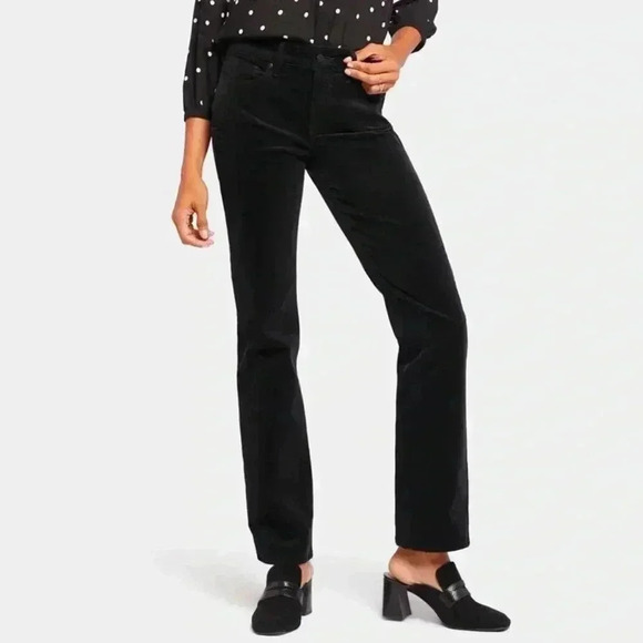 NYDJ Marilyn Black Corduroy pants Size OP - Picture 2 of 14